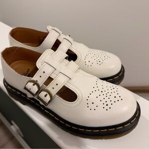Dr. Martens White Mary Jane’s | Size 8